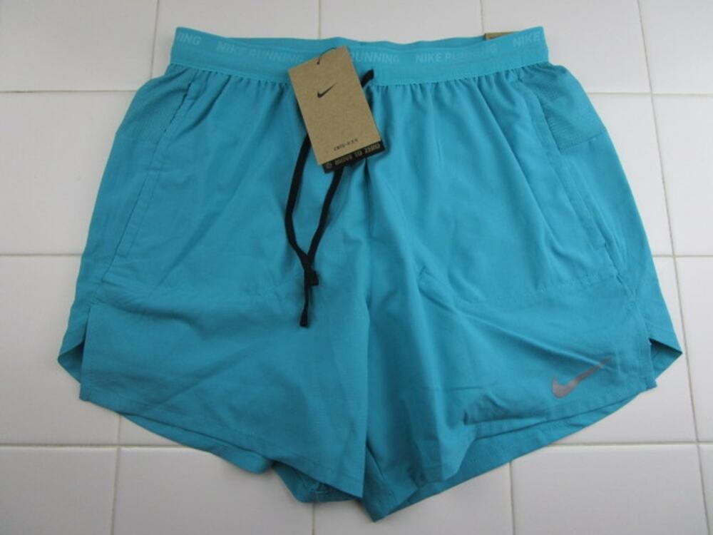 Nike Dri-Fit Stride 2-in-1 Running Shorts Teal Men's Small FN2992-345